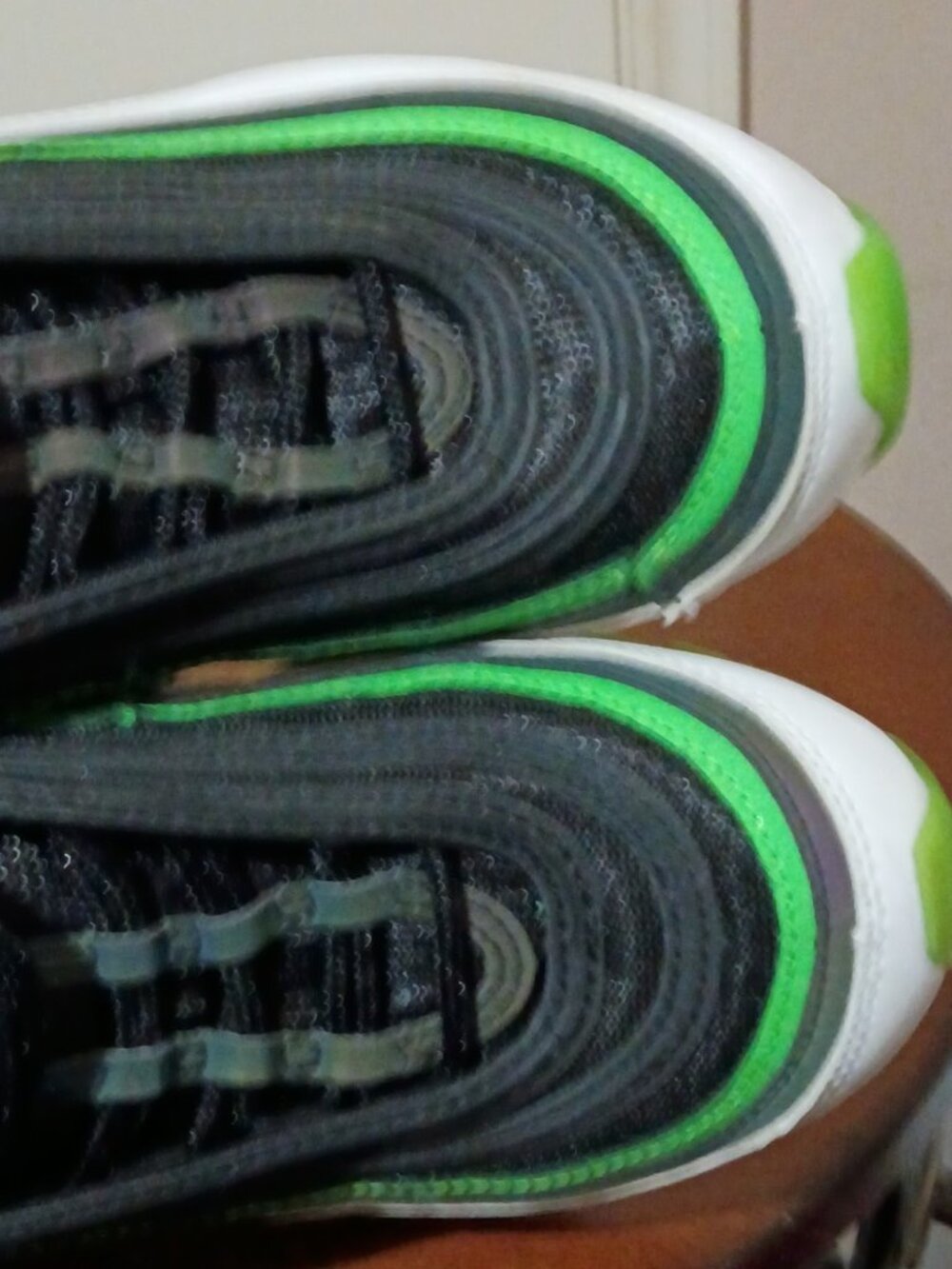 Nike Air Max 97 'City Pride Dallas Home' Black Green Sneaker CI4427-001 Size 4Y - Picture 14 of 14